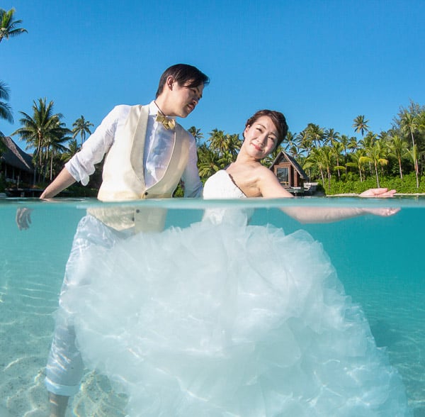 Bora Bora Photographer Stephan & Bonnie | 100% Positive reviews! | Bora Bora Aquatic Fashion Photo-Shoot